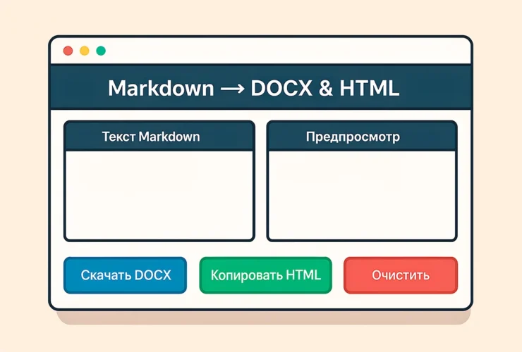 markdown конвертер